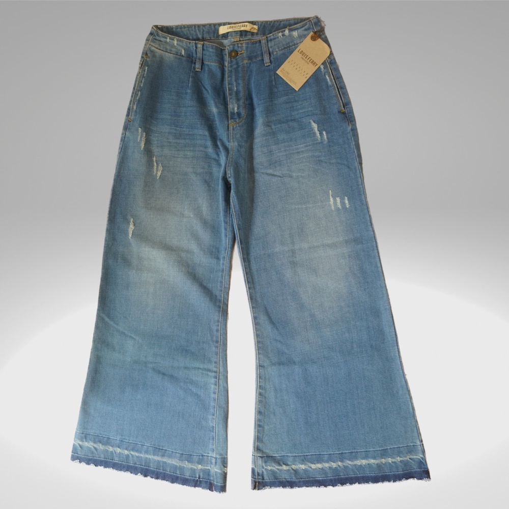 Louis Ferry premium denim boyfriend jeans